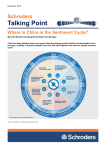 Talking Point Schroders Where is China in the Sentiment Cycle?