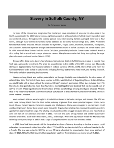 Slavery in Suffolk County, NY