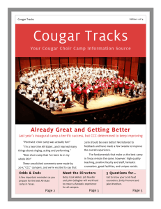 Cougar Tracks Already Great and Getting Better