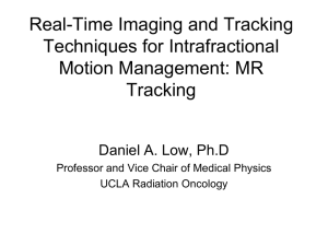 Real-Time Imaging and Tracking Techniques for Intrafractional Motion Management: MR Tracking