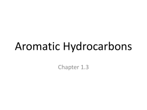 Aromatic Hydrocarbons Chapter 1.3
