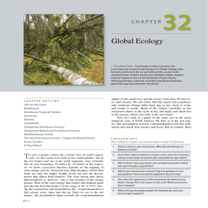 32 Global Ecology C h A p T e R