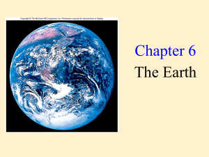 Chapter 6 The Earth