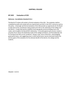 HARTNELL COLLEGE    BP 2435  Evaluation of CEO 