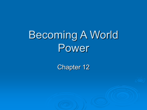 Becoming A World Power Chapter 12