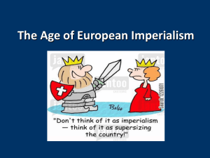 The Age of European Imperialism