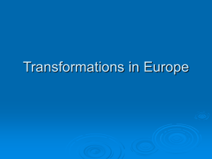 Transformations in Europe