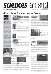 Abstracts for the international issue T