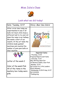 Miss Julie’s Class  Look what we did today! Bear See Colors