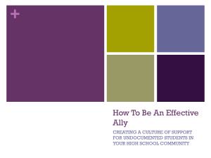 + How To Be An Effective Ally CREATING A CULTURE OF SUPPORT