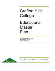 Crafton Hills College Educational Master