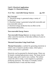 Unit E: Electrical Applications Chapter 11: Electrical Energy