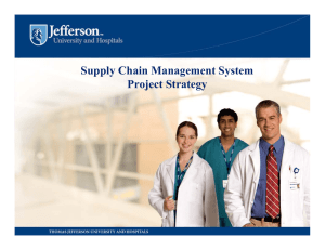 Supply Chain Management System Project Strategy