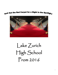 Lake Zurich High School Prom 2016