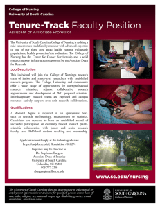 Tenure-Track Faculty Position Assistant or Associate Professor