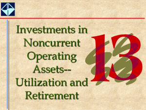 Investments in Noncurrent Operating Assets--