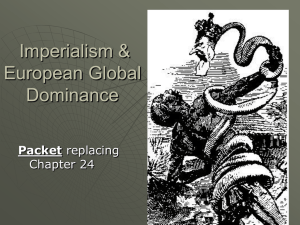 Imperialism &amp; European Global Dominance Packet