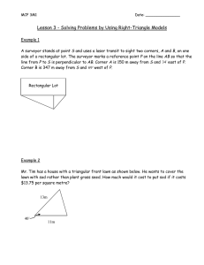 Lesson 3 - Solving Problems by Using Right-Triangle Models