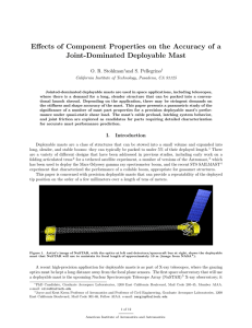 Effects of Component Properties on the Accuracy of a