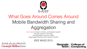 What Goes Around Comes Around  Mobile Bandwidth Sharing and Aggregation