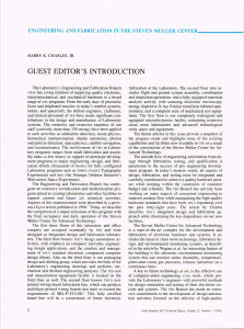 GUEST EDITOR'S  INTRODUCTION _ _ _ _ _ _ _