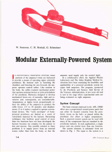 Modular  Externally-Powered  System I