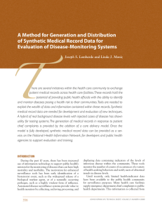 A Method for Generation and Distribution Evaluation of Disease-Monitoring Systems