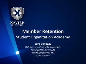 Member Retention Student Organization Academy Sara Donnelly
