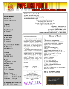 Newsletter Volume: 10 Issue:  June 1, 2011