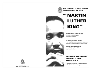 MARTIN LUTHER KING DR.