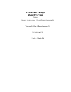 Crafton Hills College Student Services
