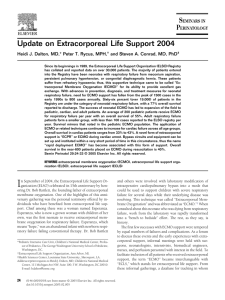 Update on Extracorporeal Life Support 2004