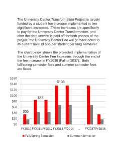 The University Center Transformation Project is largely