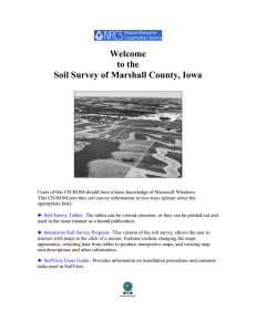 Welcome to the Soil Survey of Marshall County, Iowa