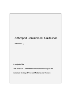 Arthropod Containment Guidelines