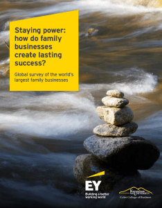 Staying power: how do family businesses create lasting