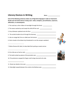 Literary Devices in Writing