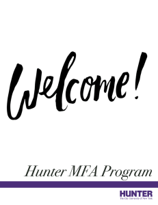 Hunter MFA Program