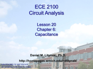 ECE 2100 Circuit Analysis Lesson 20 Chapter 6: