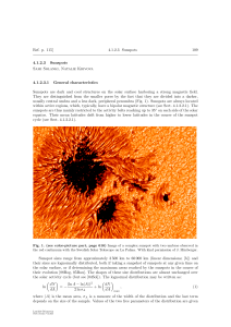 Ref. p. 115] 4.1.2.3 Sunspots 109 Sami Solanki, Natalie Krivova