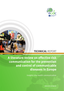 A literature review on effective risk communication for the prevention