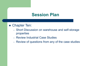 Session Plan Chapter Ten: