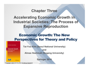 Chapter Three Accelerating Economic Growth in Industrial Societies: The Process of Expansive Reproduction
