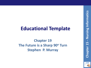 Educational Template Chapter 19 The Future is a Sharp 90 Turn