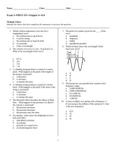Exam 3--PHYS 151--Chapter 4--S14