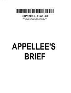 APPELLEE'S BRIEF IIIIII IIIIIIII