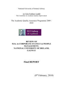 Final REPORT  (8 February, 2010)