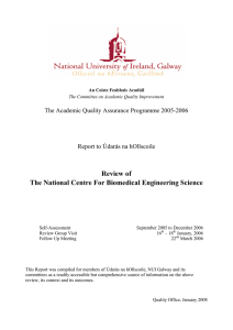 Review of The National Centre For Biomedical Engineering Science