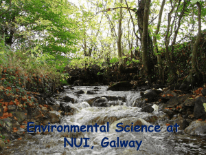 Environmental Science at NUI, Galway