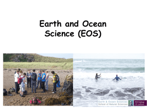 Earth and Ocean Science (EOS)
